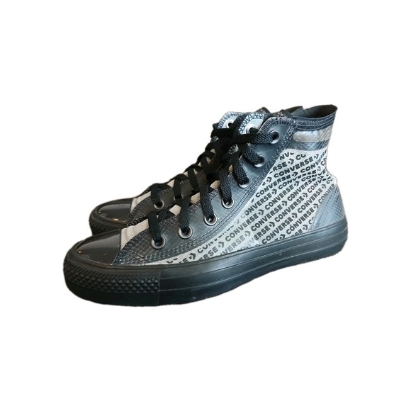 Converse Chuck Taylor All Star High Translucent -Black Men SneakerSize 5.5 #1071 - Picture 15 of 16